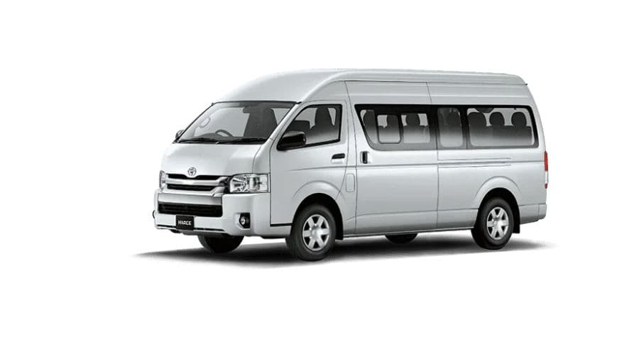 Toyota Hiace Van — Group Van for Umrah transport, seats up to 11 passengers